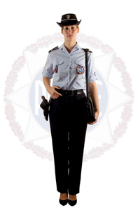 femme agent de police